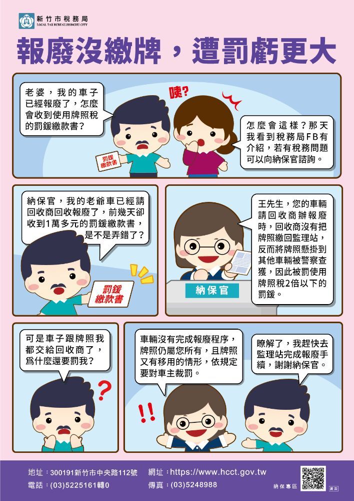 113年案例-報廢沒繳牌，遭罰虧更大-11409